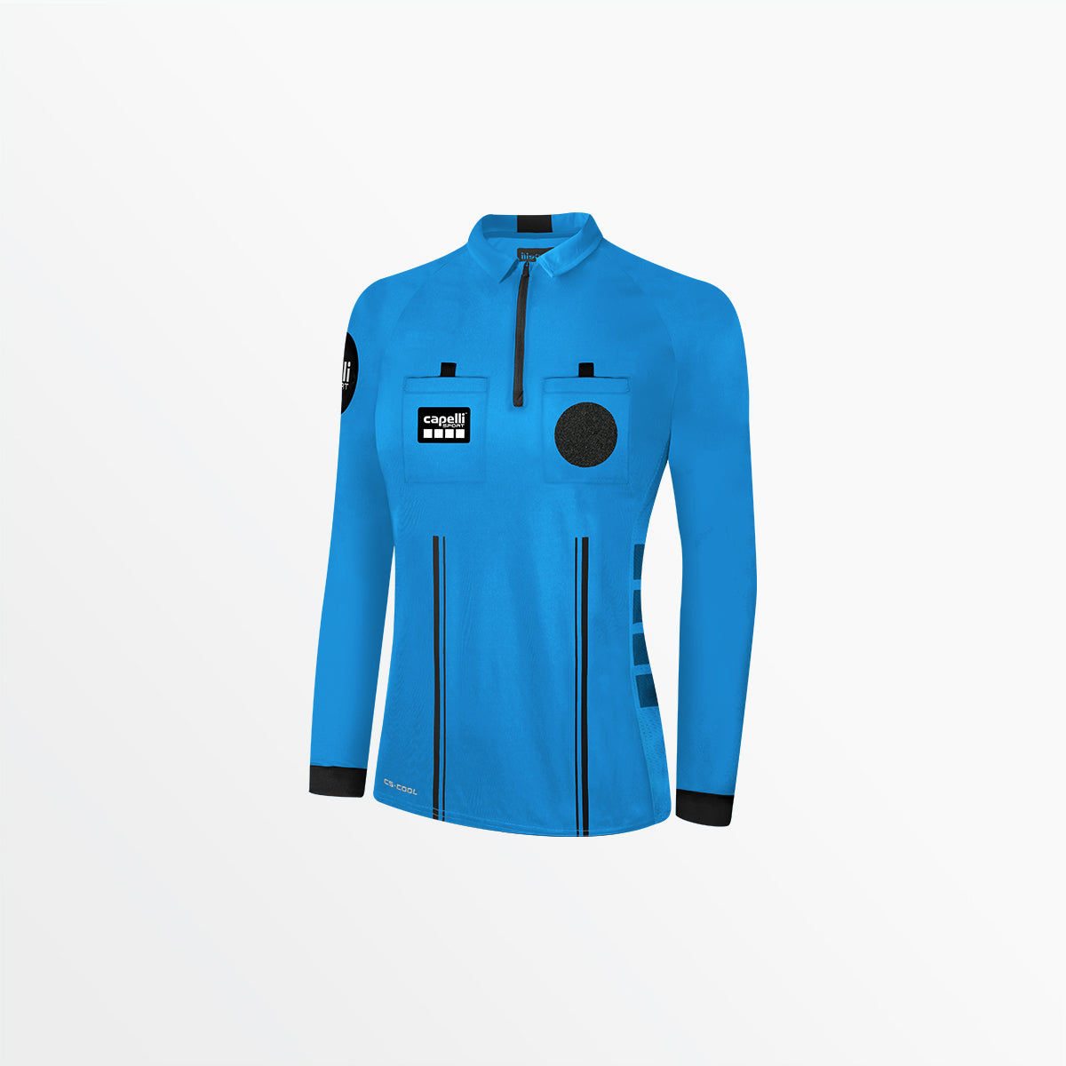 Women's Official Referee 1/4 Zip Long Sleeve Jersey - Perfect for Soccer, Basketball & Volleyball Games, Training & Outdoor Sports