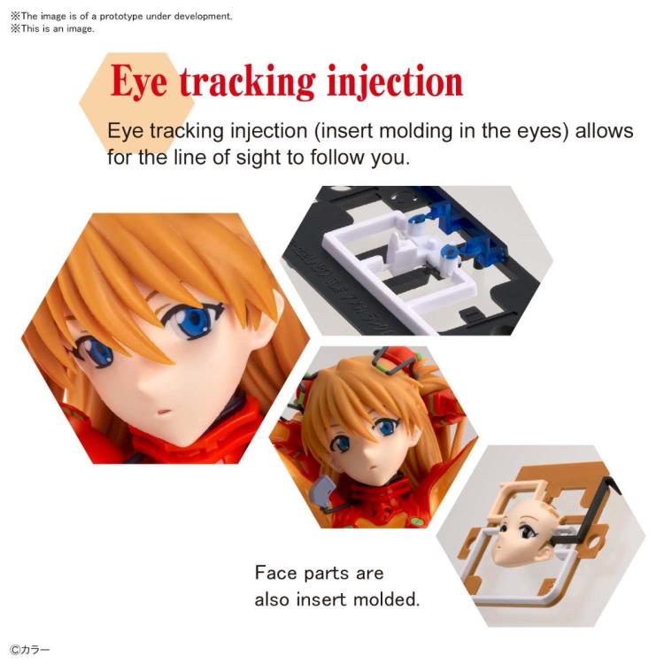 Figure Rise Labo Shikinami Asuka Langley Evangelion Plastic Model Kit - Anime Action Figure Building Set for Collectors & Hobbyists - Perfect for Display, Cosplay & Evangelion Fans