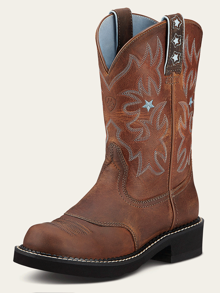 Ariat Women's Probaby Western Boot in Driftwood Brown - Comfortable Cowgirl Boots for Riding, Country Dancing & Everyday Wear