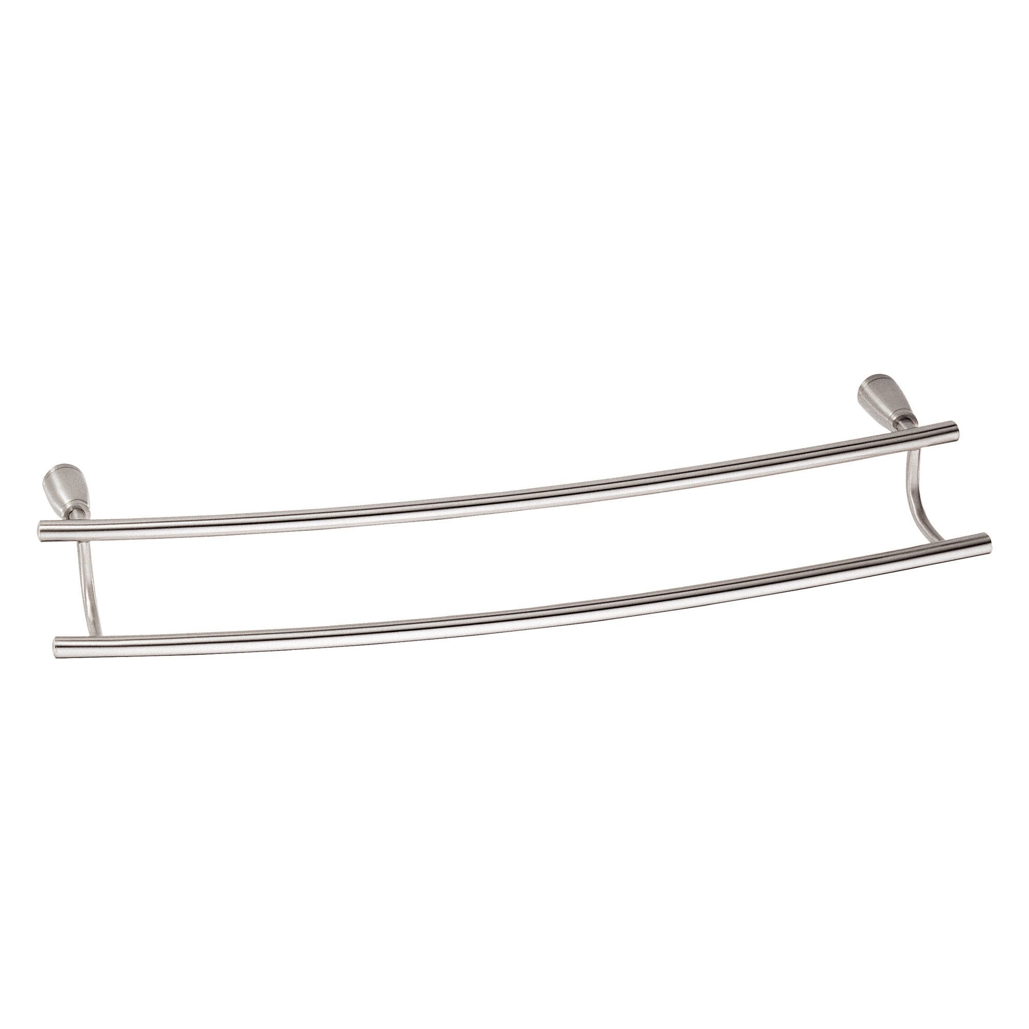 Danze Sonora Collection 24-Inch Brushed Nickel Double Towel Bar - Modern Bathroom Towel Rack for Spa, Hotel & Home Decor