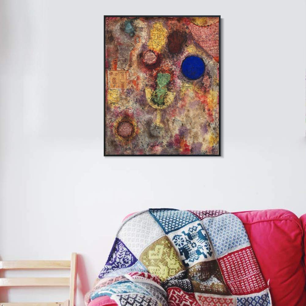 Paul Klee Magic Garden Framed Canvas Giclee Print - 20