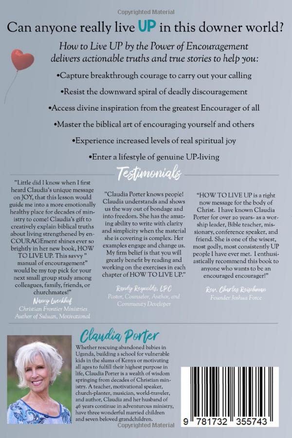 Live Up: Harness the Power of Encouragement for Personal Growth & Success | Motivational Book for Self-Improvement, Confidence Building & Positive Mindset | Perfect for Daily Inspiration & Life Coaching