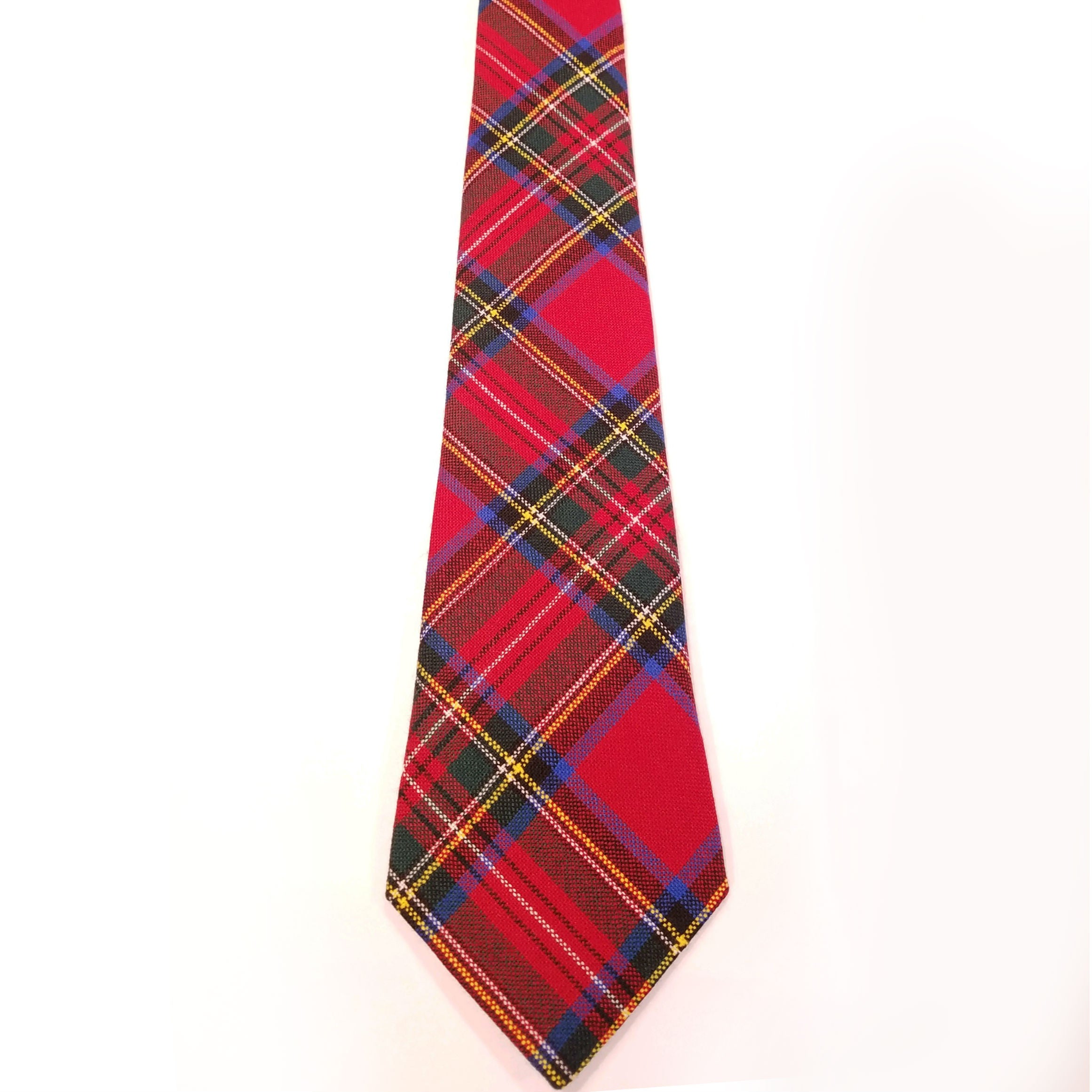 Premium Wool Tartan Neckties for Men - 99 Modern Color Patterns | Perfect for Weddings, Business & Formal Events