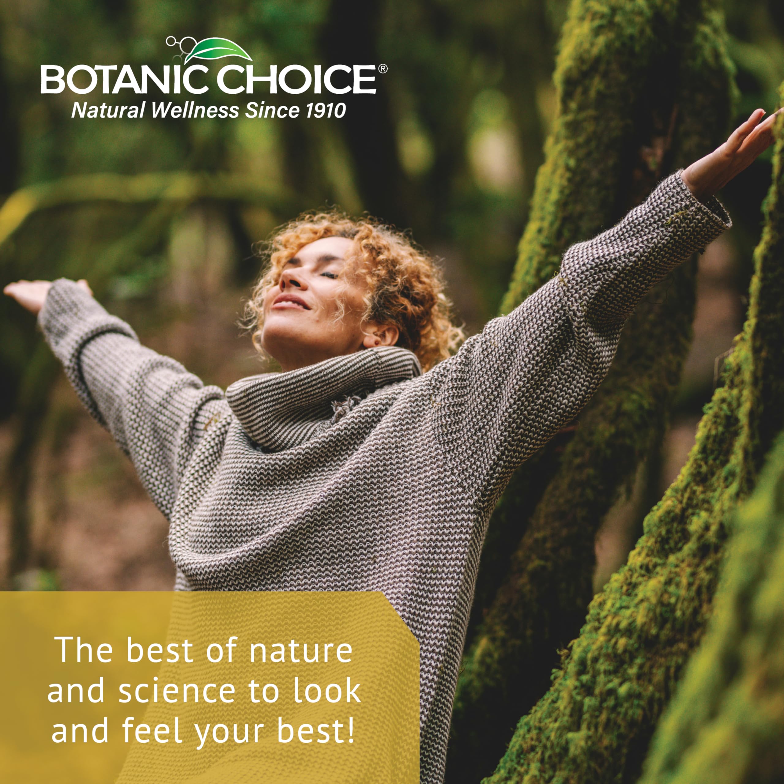 Botanic Choice Thyroid Complete Supplement with Ashwagandha, Schisandra Chinensis & Iodine - Supports Thyroid Function, Energy, Hair & Nail Health - 60 Vegetarian Capsules - Ideal for Hormone Balance & Heart Health Support
