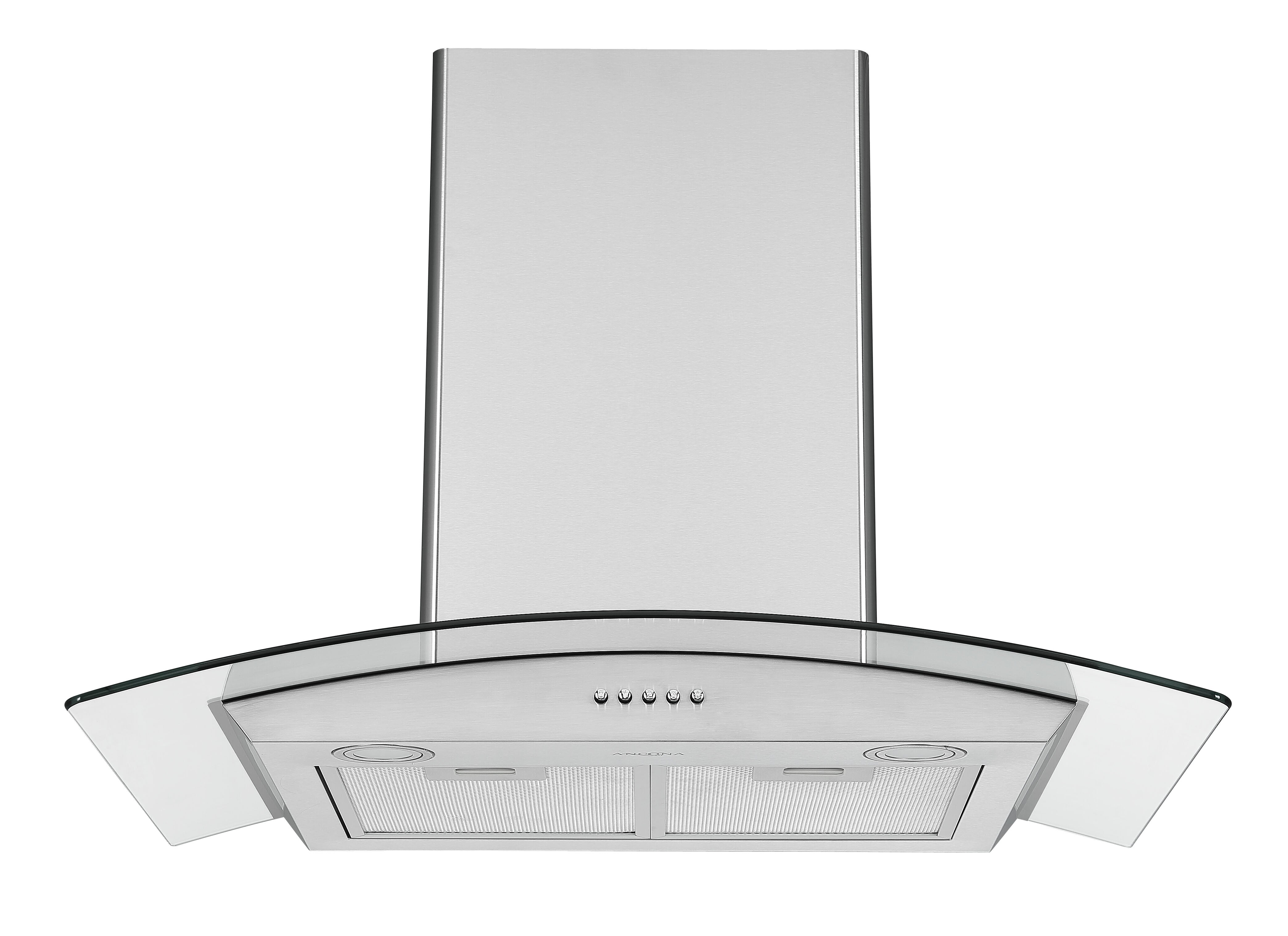 30 Inch Stainless Steel Convertible Wall Mount Range Hood - Under Cabinet or Ceiling Mount for Modern Kitchen Ventilation