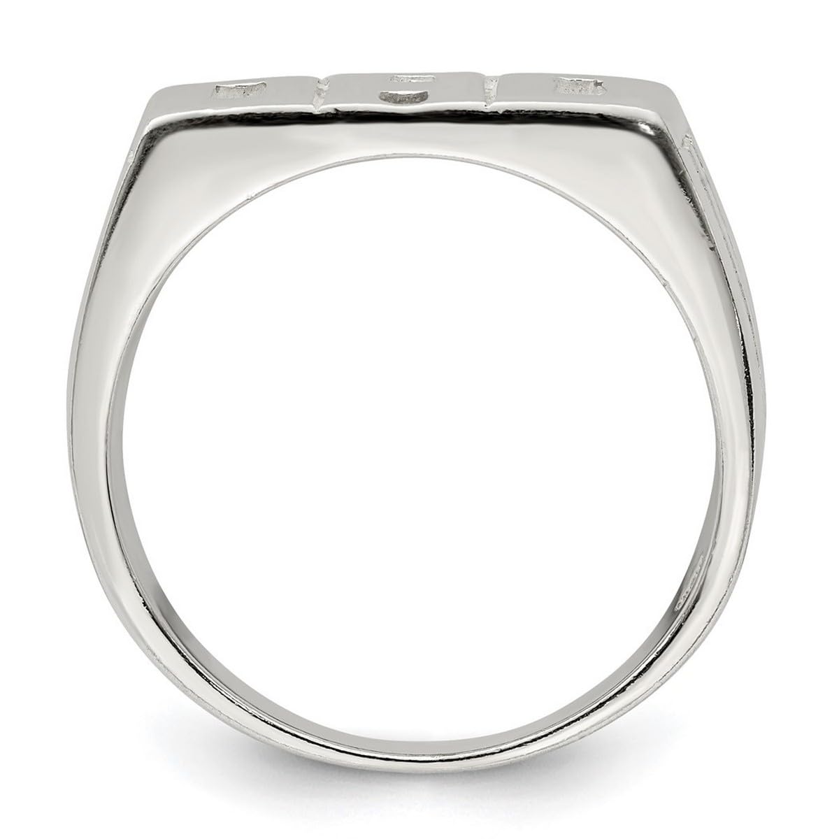 925 Sterling Silver Polished Solid Dad Ring for Women - Durable & Hypoallergenic Wedding Band, Anniversary Gift for Her - Perfect for Everyday Wear & Special Occasions