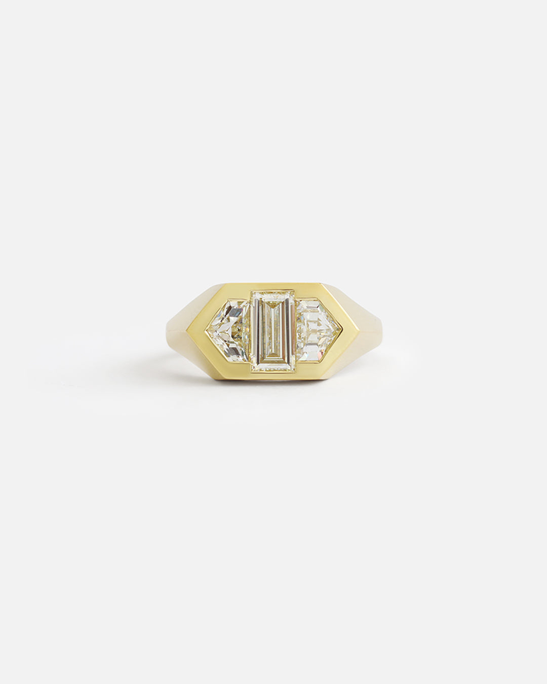 Elongated Hexagon Ring - Elegant Geometric Jewelry for Women | Perfect for Weddings, Parties & Everyday Wear