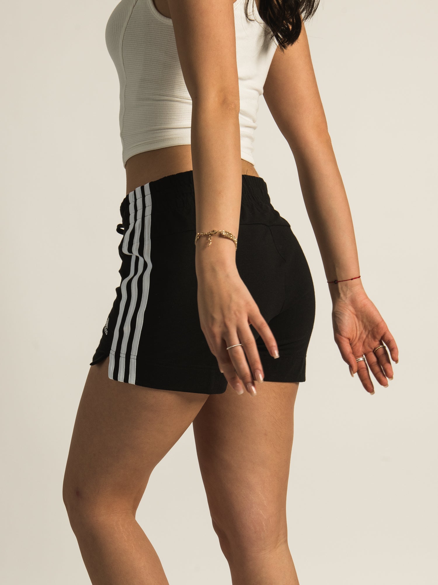 Adidas 3 Stripes Single Jersey Shorts - Men's Athletic Running Workout Shorts for Gym, Sports & Casual Wear | Quick-Dry Comfortable Fabric | Clearance Sale