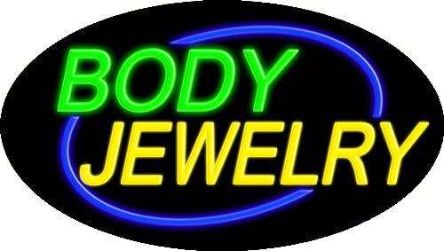 Vibrant Glass Neon Sign Body Jewelry #14155 - Handcrafted in USA | Perfect for Nightclubs, Tattoo Parlors & Home Decor