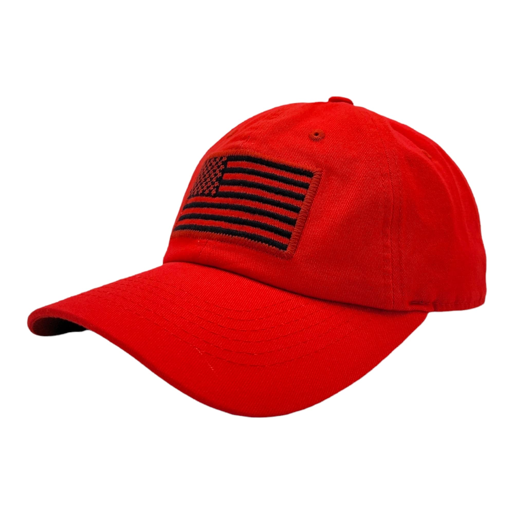 USA Flag Cotton Baseball Cap - Patriotic Adjustable Unisex Hat for Men & Women - Perfect for 4th of July, Sports, Outdoor Activities