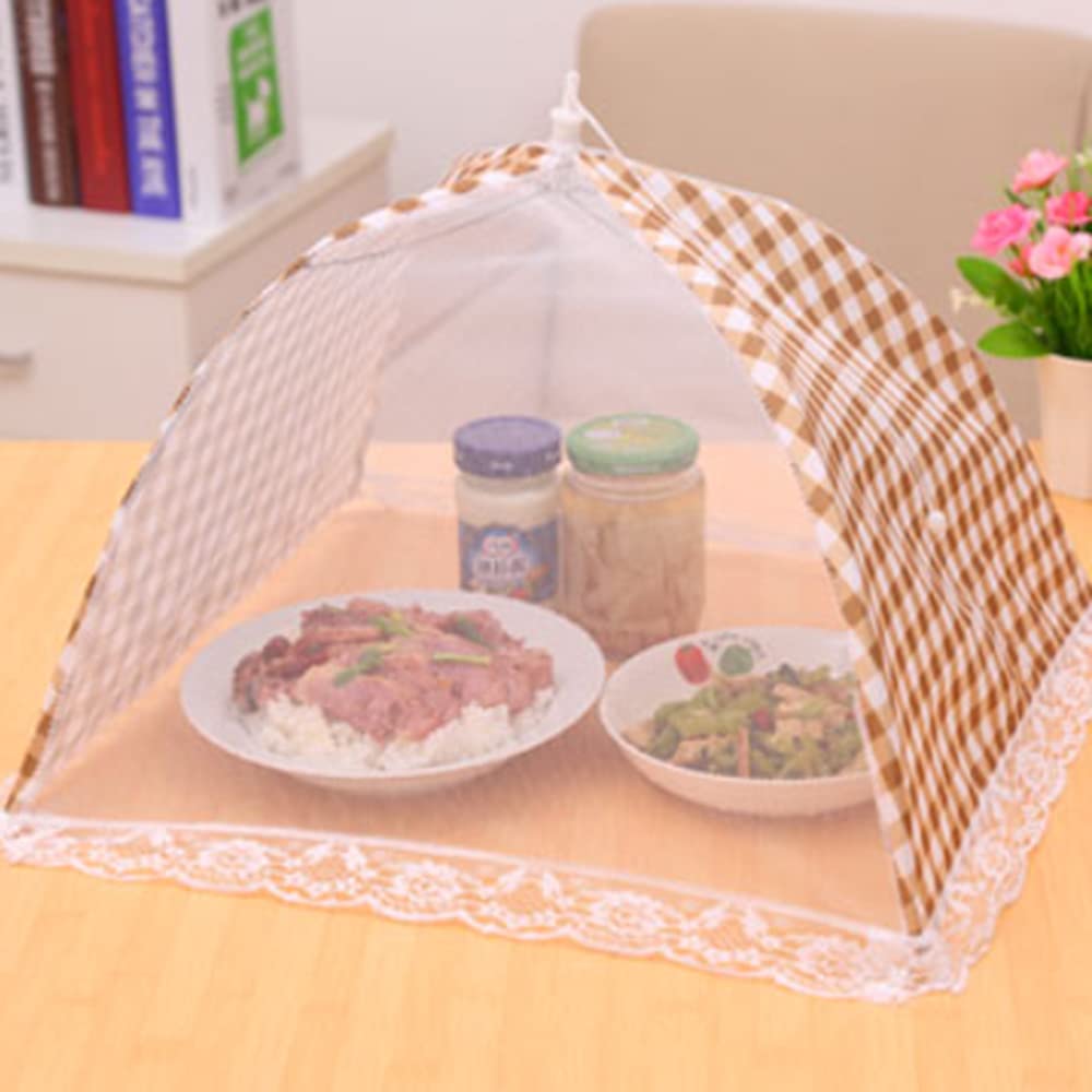 1Pcs Extra Large 45x45x30cm Folding Mesh Food Cover Tent - Reusable Kitchen, BBQ, Picnic, Camping & Outdoor Dining Protection - Keep Bugs Away for Parties, Garden & Backyard Gatherings