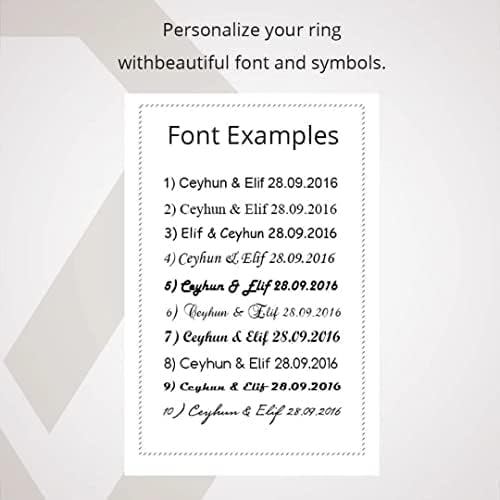 14K Gold Plated Hammered Wedding Ring Set - Matching Couple Bands for Men & Women, Personalized Silver Wedding Rings - Perfect for Anniversaries, Engagements & Vow Renewals