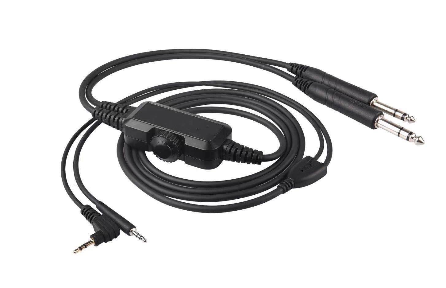 Pro Universal Aviation Microphone with Noise Cancelling - Compatible with Sennheiser, Sony, Bose Headphones | Transform into ANR Pilot Headset for Flight Simulation & Aviation Training
