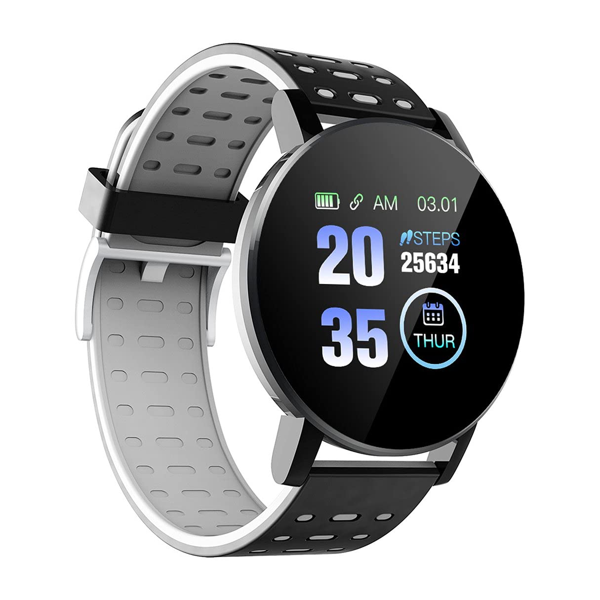 119Plus Smart Watch - Fitness Tracker with Heart Rate Monitor for Men & Women - Perfect for Workouts & Daily Use