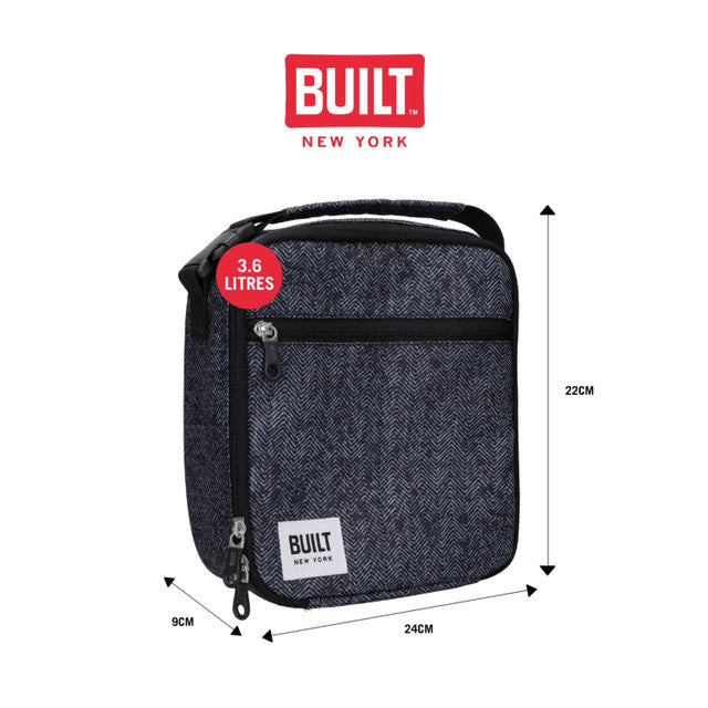 BUILT Professional Insulated Lunch Bag 3.6L - Leakproof Cooler for Work, School & Outdoor Picnics | BPA-Free Food Container for Adults & Kids