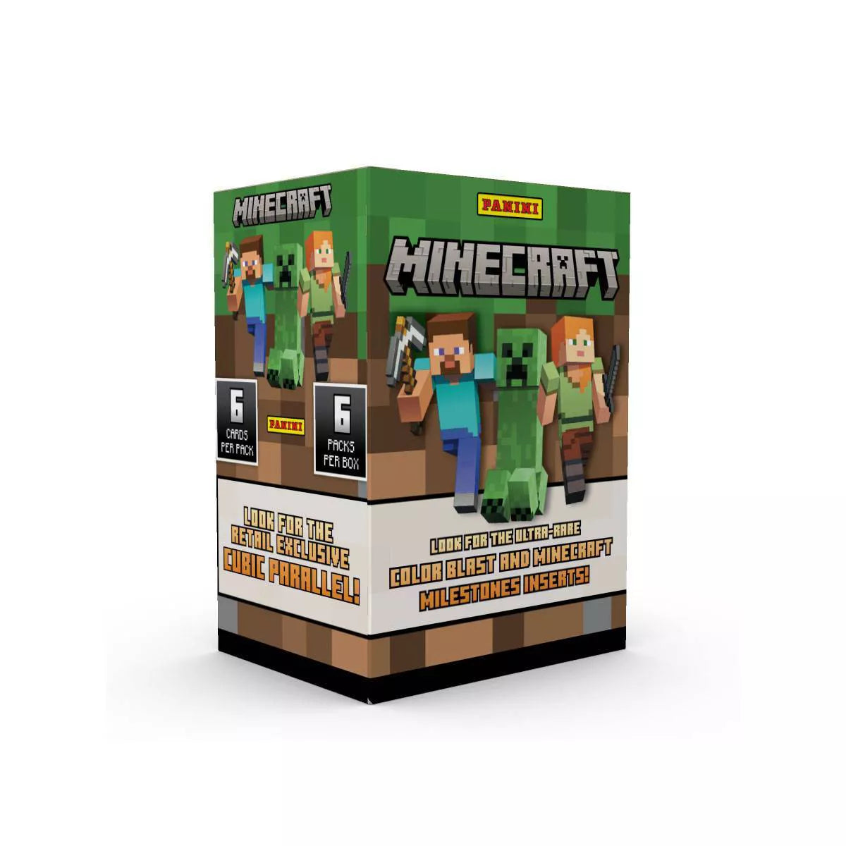 2024 Panini Minecraft Blaster Box - Trading Cards Collection for Kids & Collectors | Perfect for Gaming Enthusiasts, Birthday Gifts & Classroom Rewards