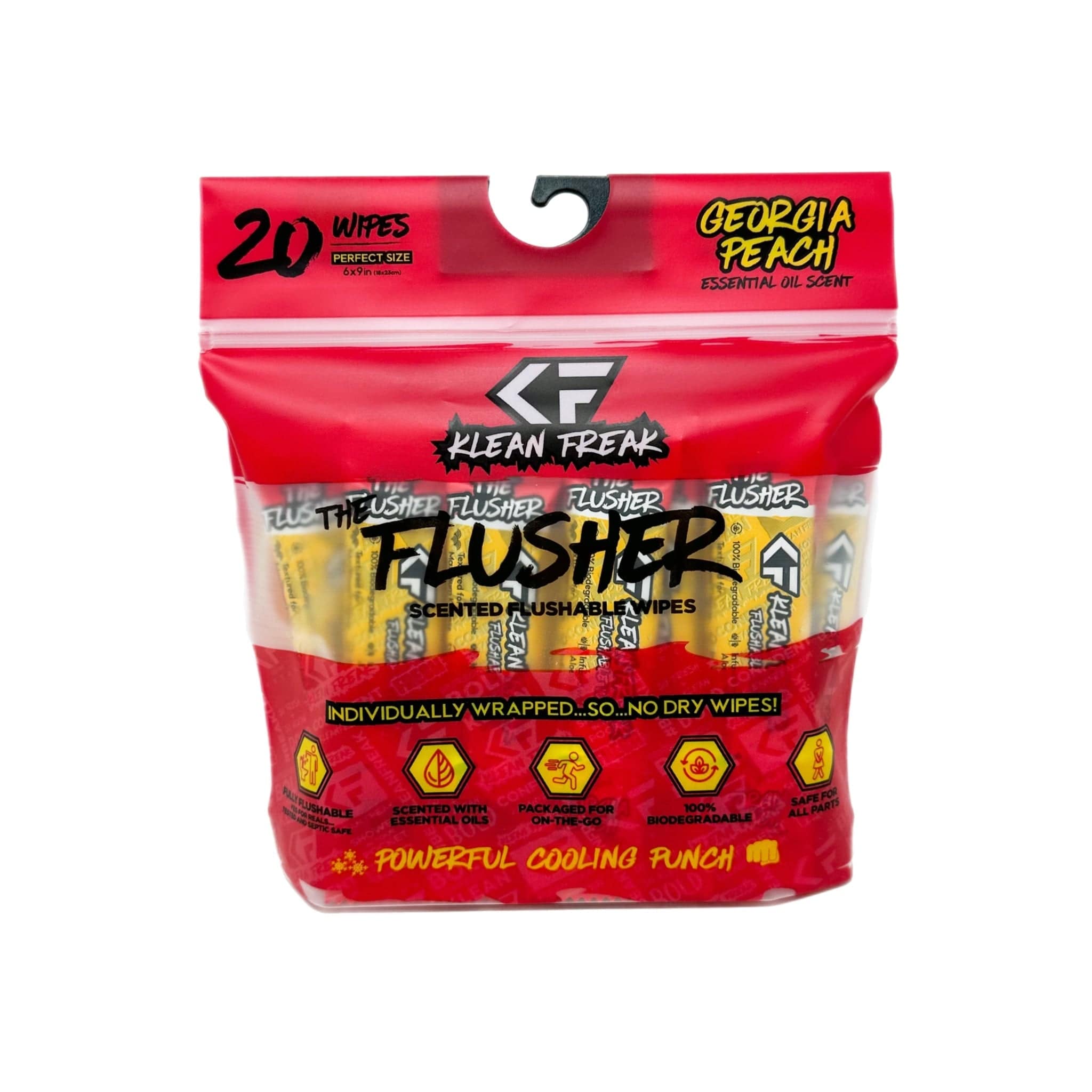 The Flusher 20 Pack - Premium Toilet Bowl Cleaner Tablets for Effortless Cleaning | Ideal for Home, Office & Commercial Use