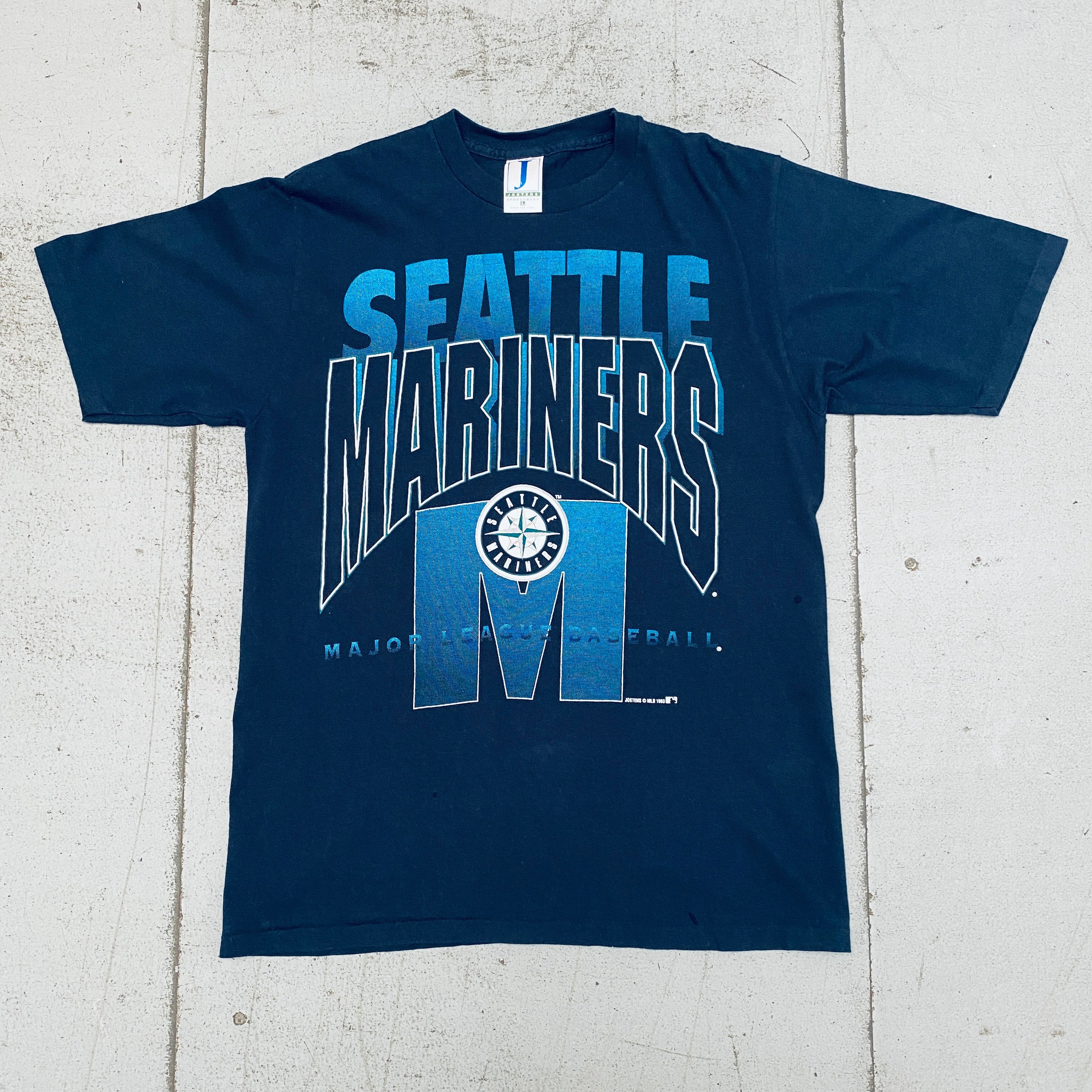 Seattle Mariners 1993 Graphic Spellout Sweatshirt (Medium/Large) - Vintage Baseball Fan Apparel for Games & Casual Wear