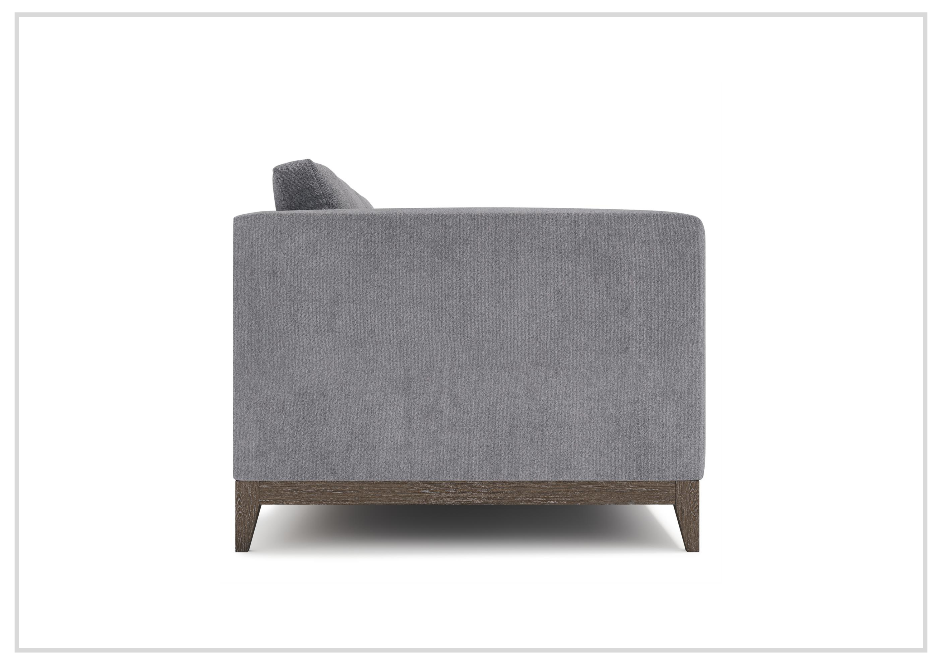 Bernhardt Noel Fabric Loveseat with Track Arms - Comfortable Small Sofa for Living Room, Bedroom & Office | Perfect for Couples, Small Spaces & Cozy Seating