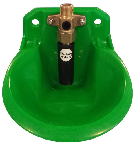 Rite Farm Automatic Livestock Waterer - Heavy Duty Poly Plastic Stock Tank for Cows, Horses, Sheep - Outdoor Farm & Ranch Watering System for Pastures, Barns, and Grazing Areas