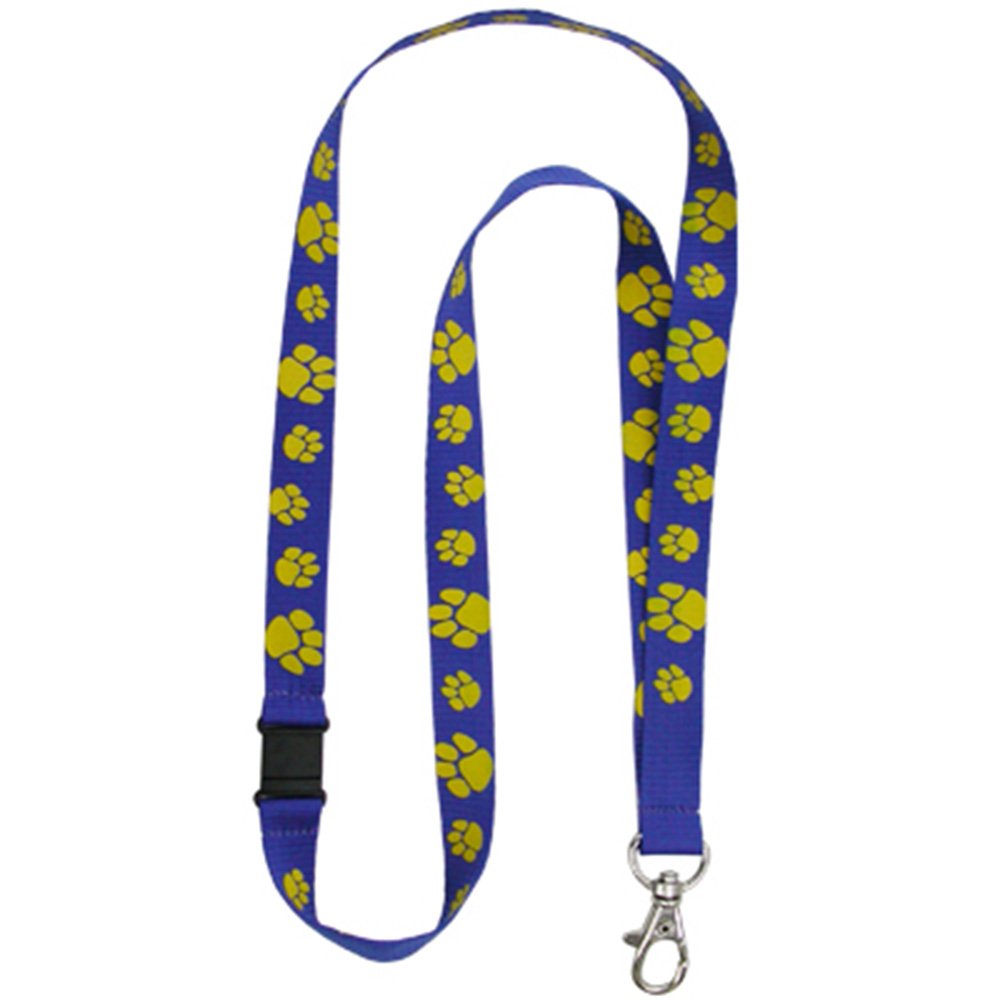 PinMart Print School Mascot Sports Lanyard with Safety Breakaway Release - Perfect for ID Badges, Keys & School Spirit Events