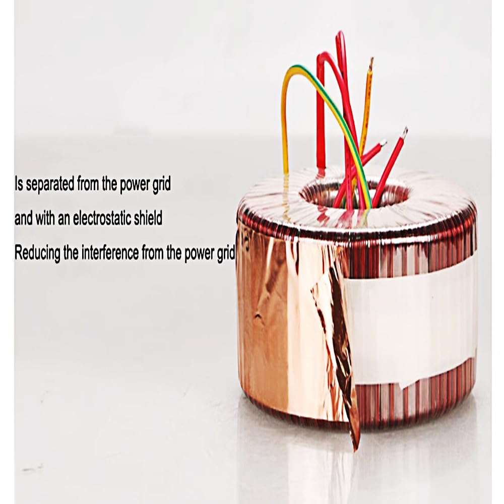 ATO 120VA Toroidal Transformer for Audio Amplifier, Single Phase Stable Power Transformer 110V to 24V - Perfect for Electrical Control, Medical Equipment & Hi-Fi Audio Systems