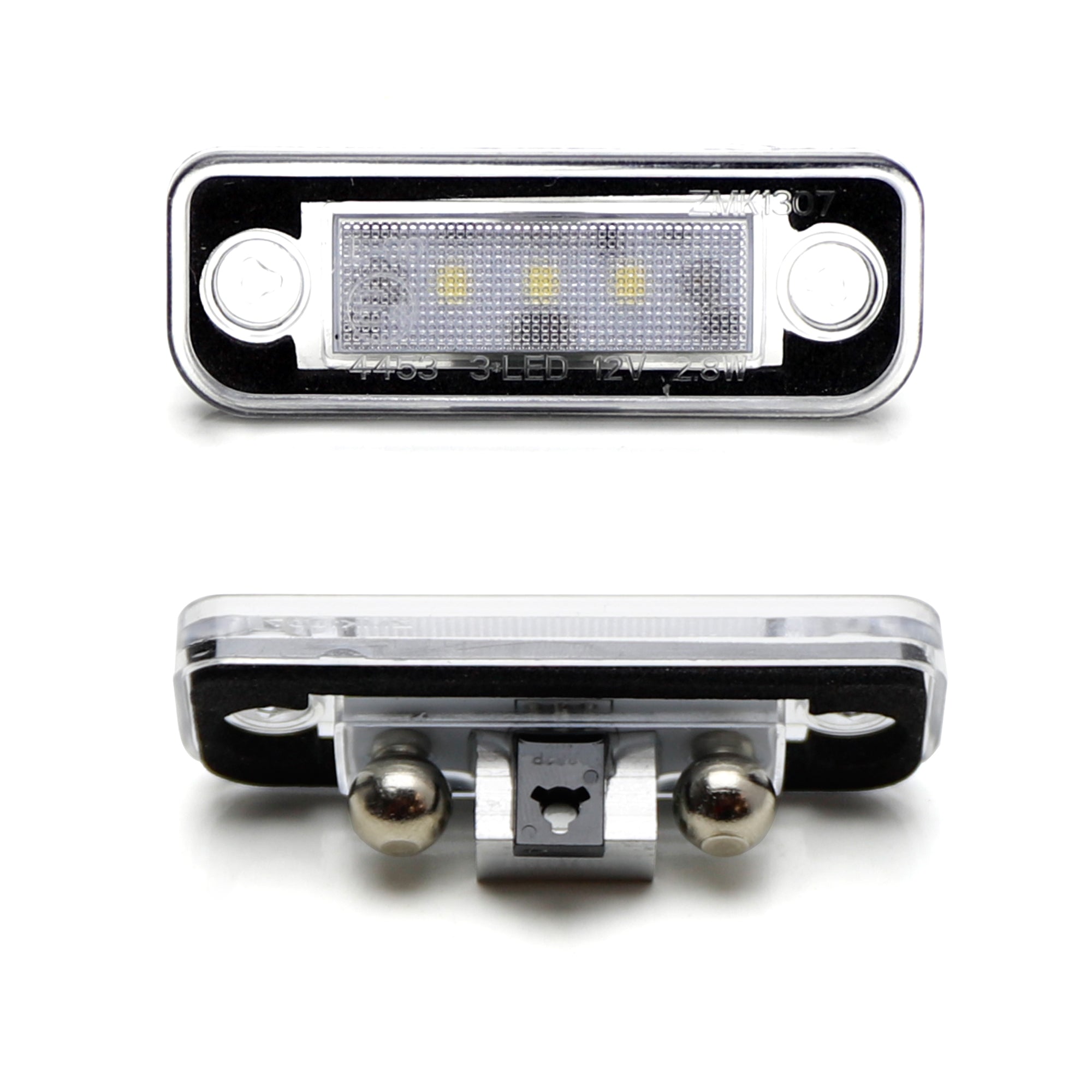 Direct Bolt-On Replacement White Full LED License Plate Lights for 2012-2016 Tesla Model S - Upgrade Your Car Lighting for Nighttime Safety & Style