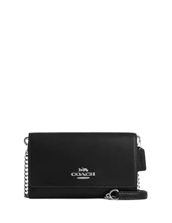 Coach Signature Flap Clutch Crossbody Bag for Women - Stylish Leather Shoulder Purse with Adjustable Strap, Perfect for Date Night, Parties & Everyday Use