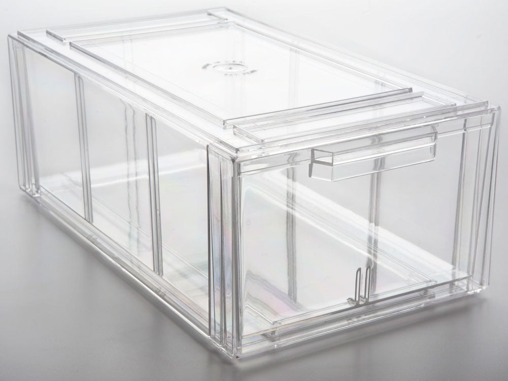 Clear Stackable Shoe Storage Drawers - Organizer for Closet, Bedroom & Entryway (Multiple Sizes) - Perfect for Sneakers, Heels & Boots Organization