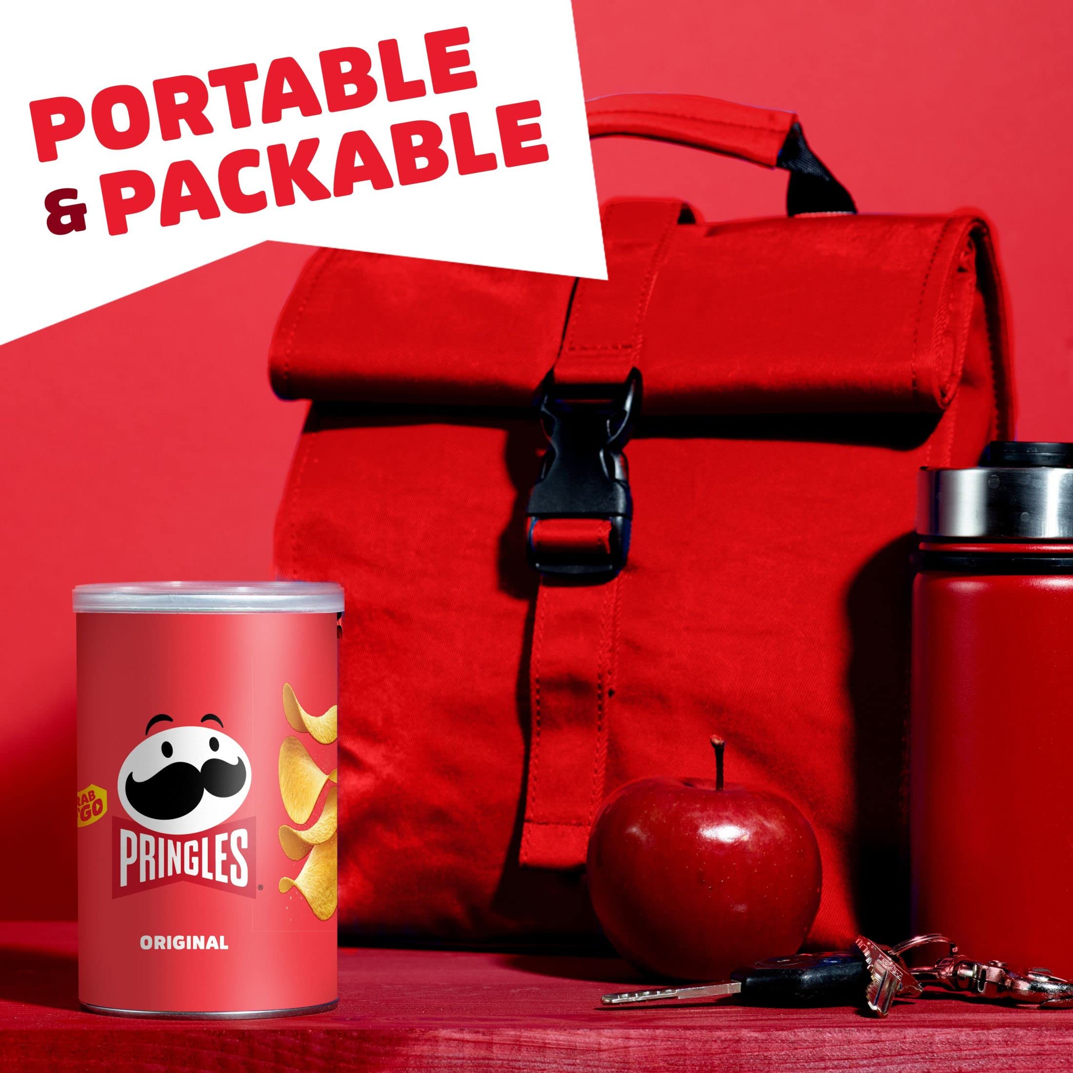 Pringles Potato Crisps Variety Pack - 16 Cans of Delicious Snacks for Lunch, Office & Kids | Perfect for On-the-Go, School Lunches & Movie Nights