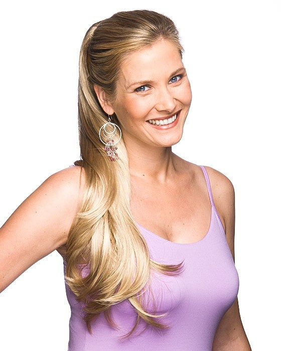 Straight On Hair Extensions Clip In - 100% Human Hair for Length & Volume - Perfect for Parties, Weddings & Everyday Styling