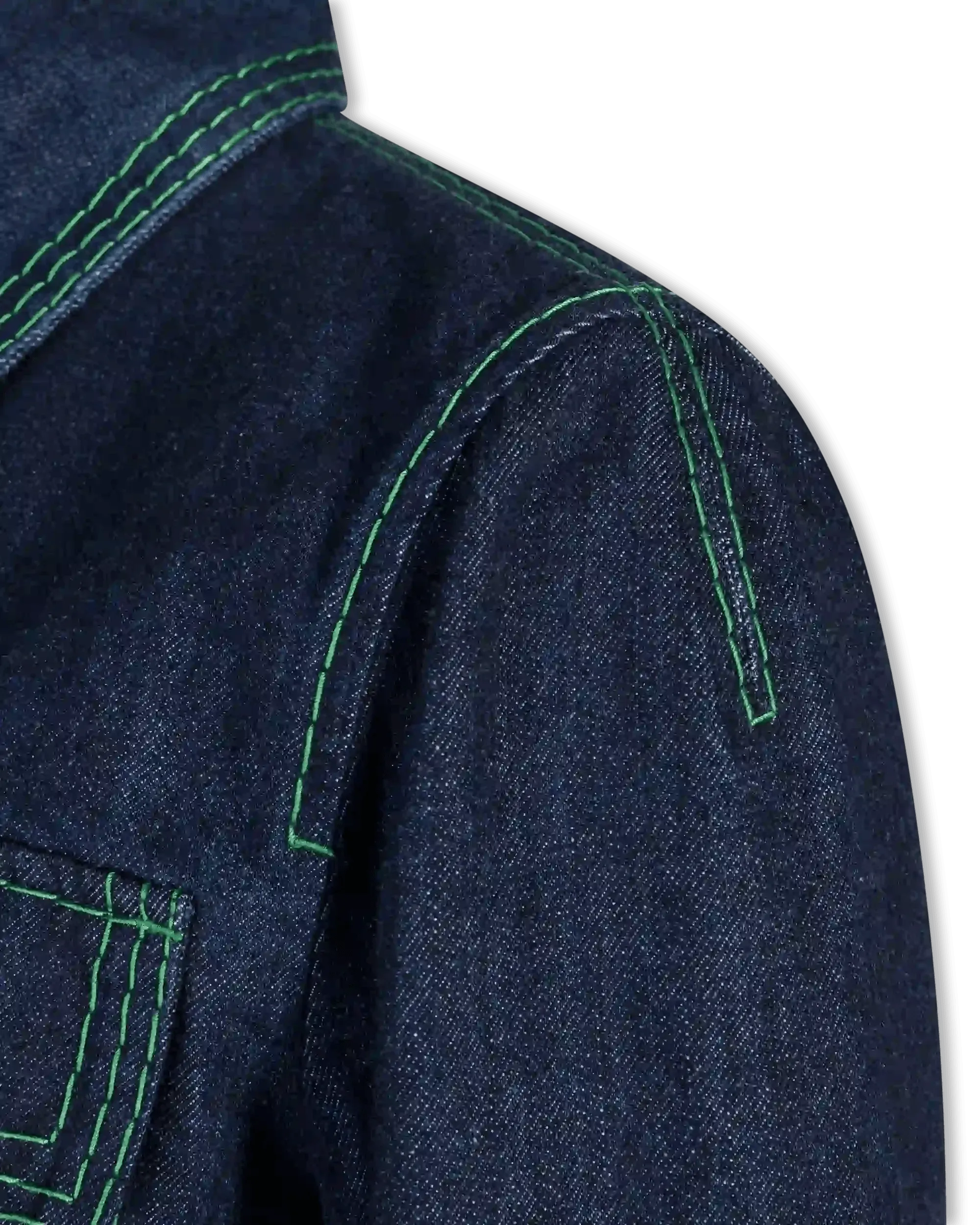 Stylish Embroidered 3-Stitch Denim Shirt for Men & Women | Vintage Wash Cotton Button-Up Shirt | Perfect for Casual Outings, Music Festivals & Streetwear Fashion