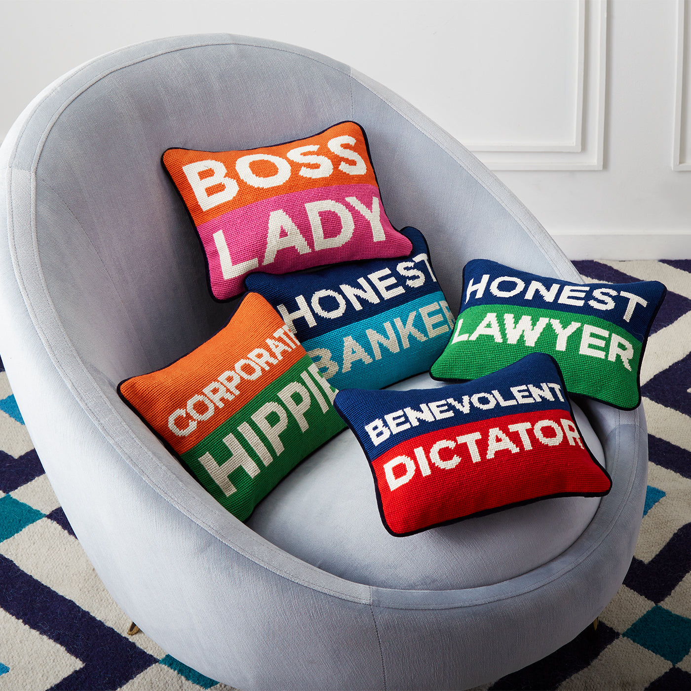 Honest Lawyer Needlepoint Pillow - Funny Legal Office Decor & Gift for Attorneys - Perfect for Law Firms, Home Offices & Courtroom Humor