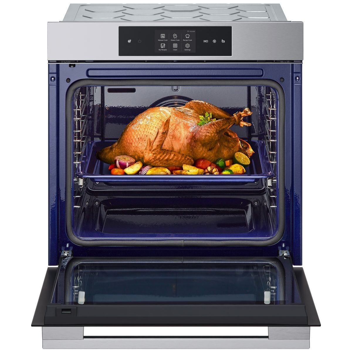 LG 60cm InstaView Series 9 Steam Oven with Smart Inverter - Stainless Steel BO609T2S4 | Built-in Microwave Oven for Modern Kitchens, Perfect for Baking, Steaming & Reheating Food