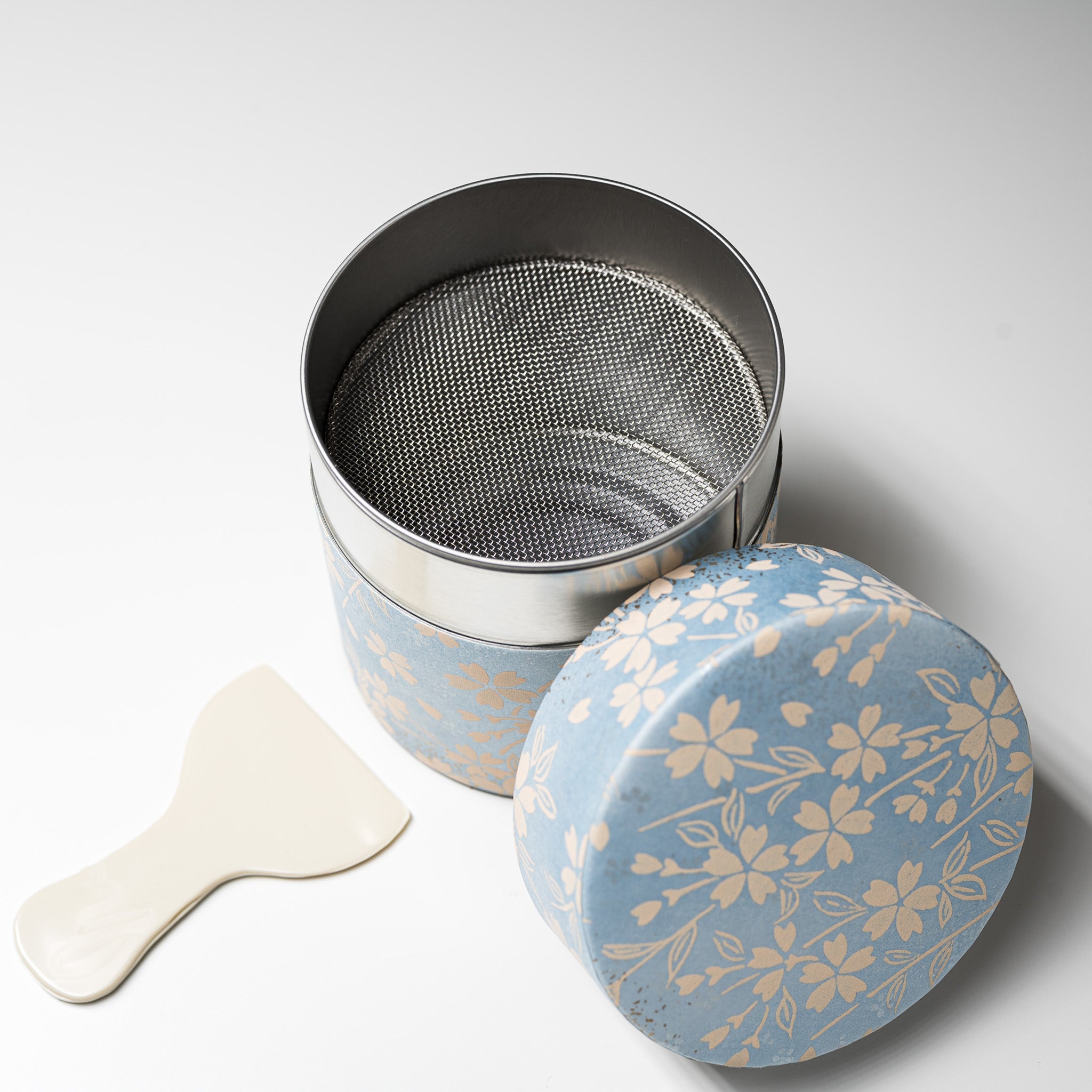 Premium Matcha Powder Storage Container with Sakura Design - Airtight Tea Canister for Freshness - Perfect for Japanese Tea Ceremonies & Home Kitchen Organization