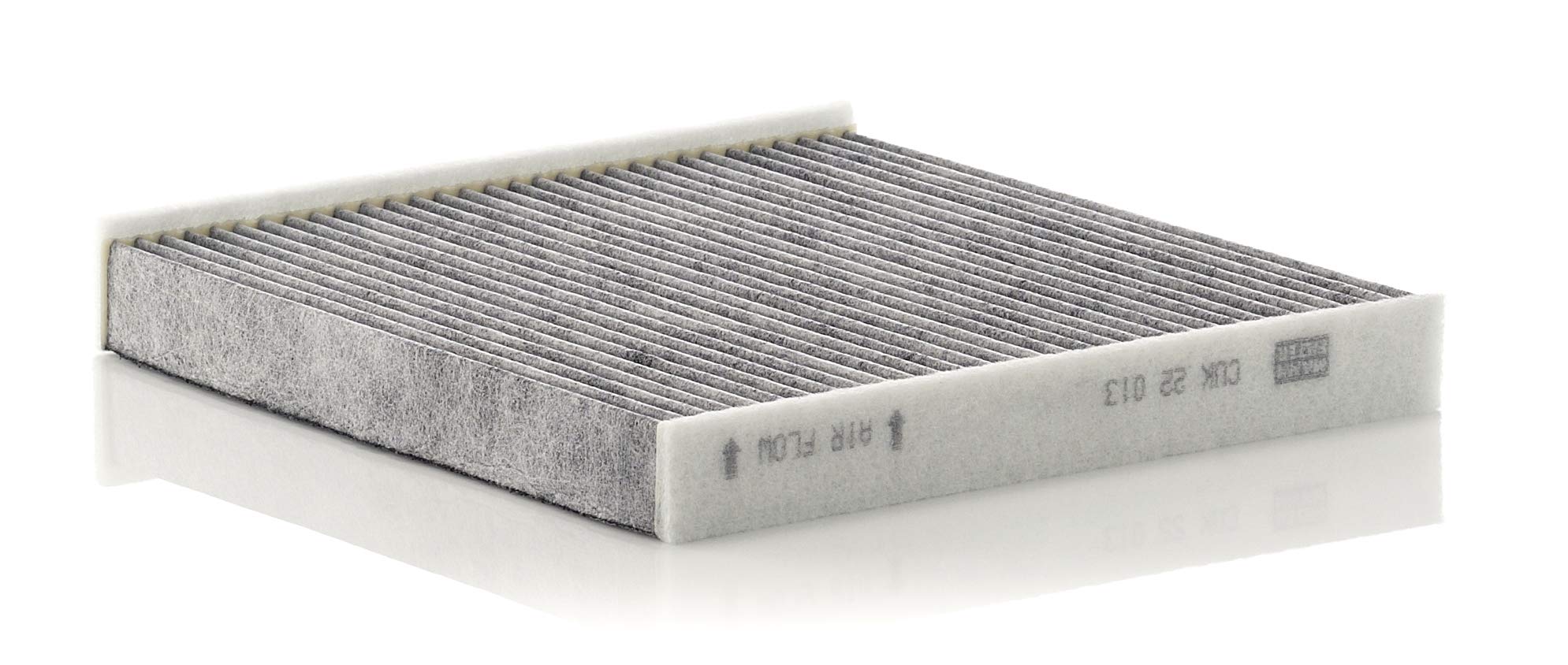 MANN-FILTER CUK 22 013 Cabin Air Filter with Activated Charcoal - Premium Car Interior Air Purifier for Passenger Vehicles | Improves Air Quality & Reduces Allergens in Your Car