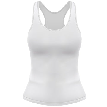 Custom Women's Sublimation Dye Racerback Tank Top - Personalized Workout & Yoga Activewear for Gym, Running & Sports