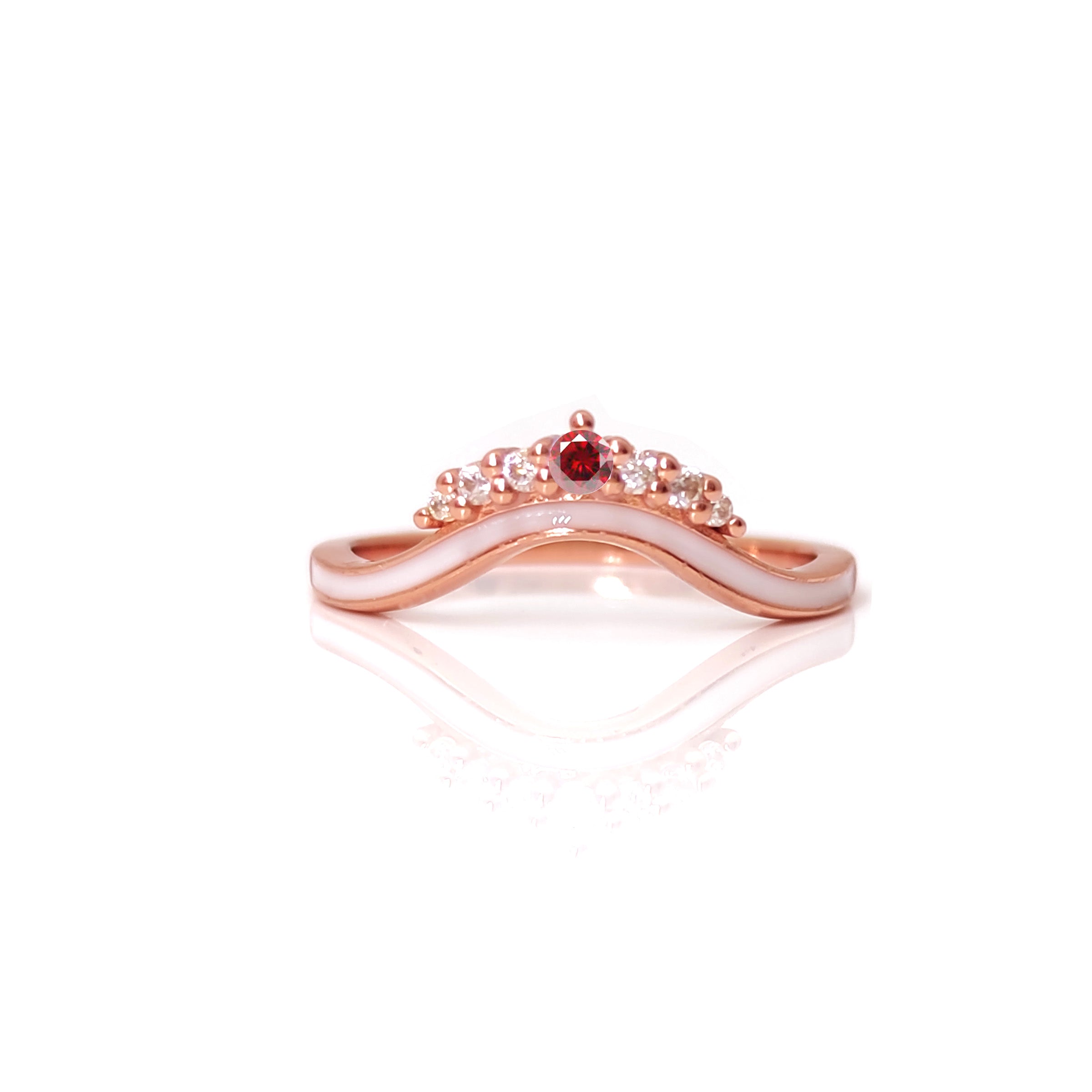 Breast Milk Crown Ring - Elegant Nursing Jewelry for Breastfeeding Moms - Perfect for Nursing, Pumping & Special Moments