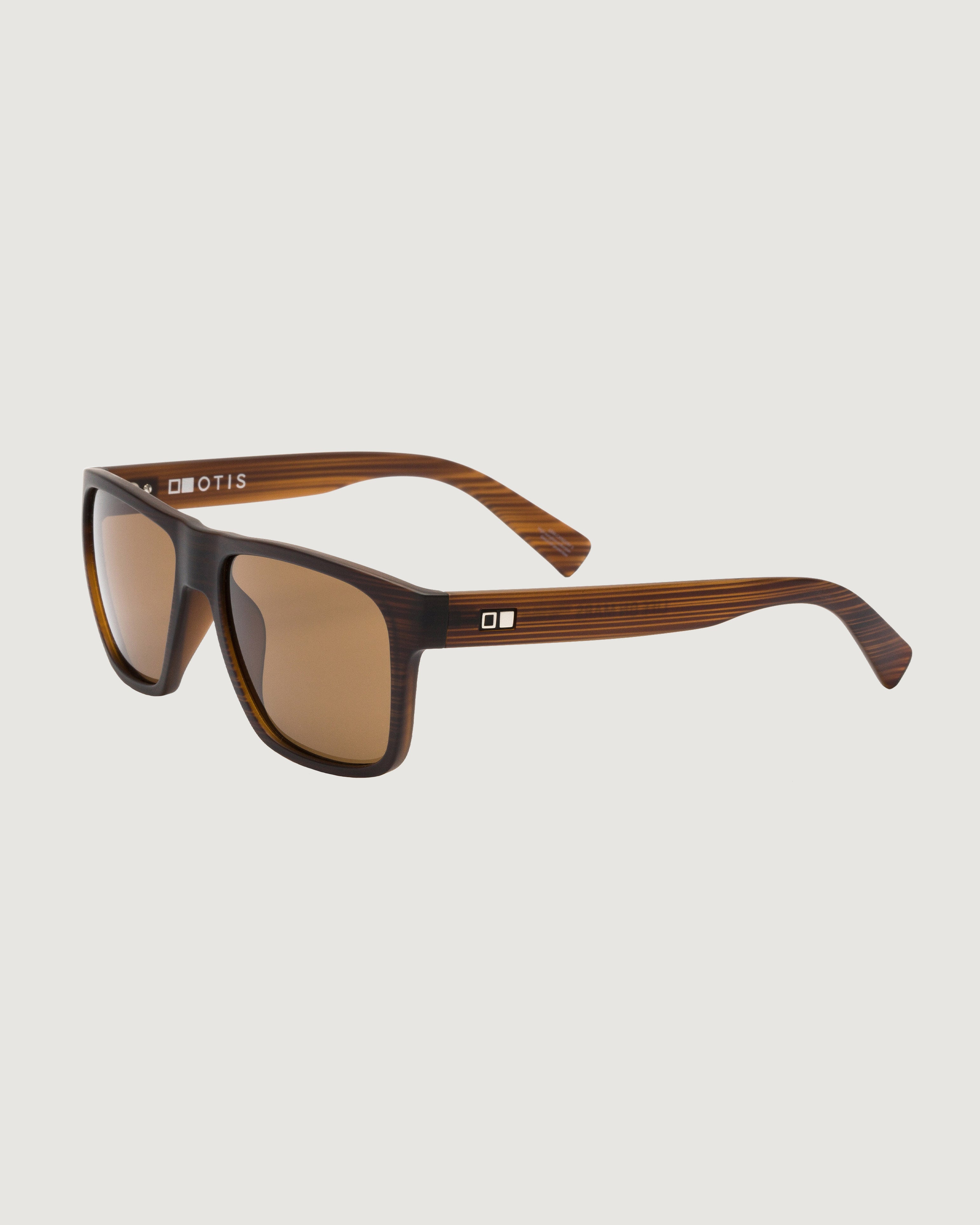 OTIS Life on Mars Sunglasses - Woodland Matte/Brown Polarized Vintage Style - Perfect for Outdoor Adventures, Beach Vacations & Urban Fashion