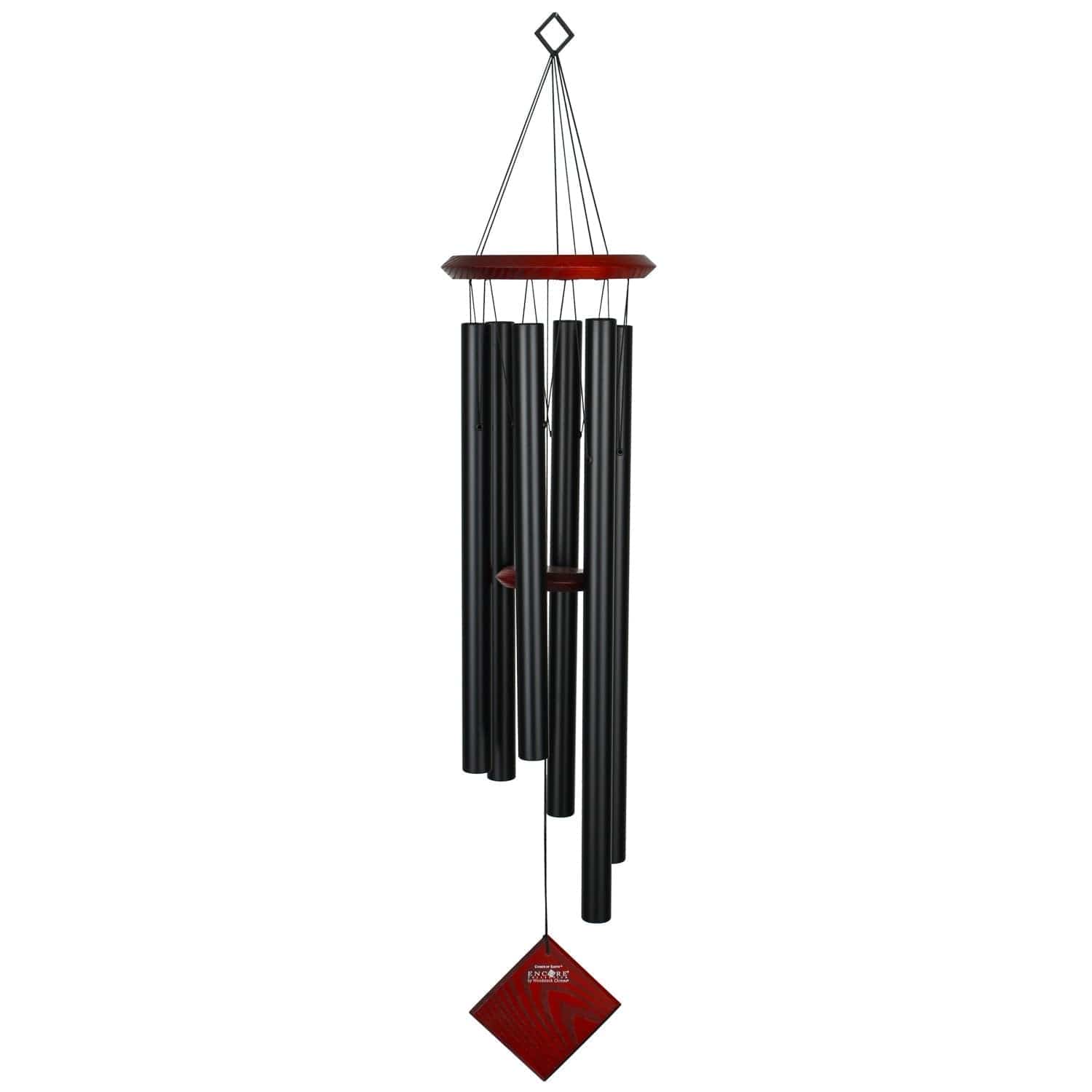 Chimes of Earth in Black - Handcrafted Wind Chimes for Outdoor Garden, Patio & Home Decor - Perfect for Relaxation & Meditation