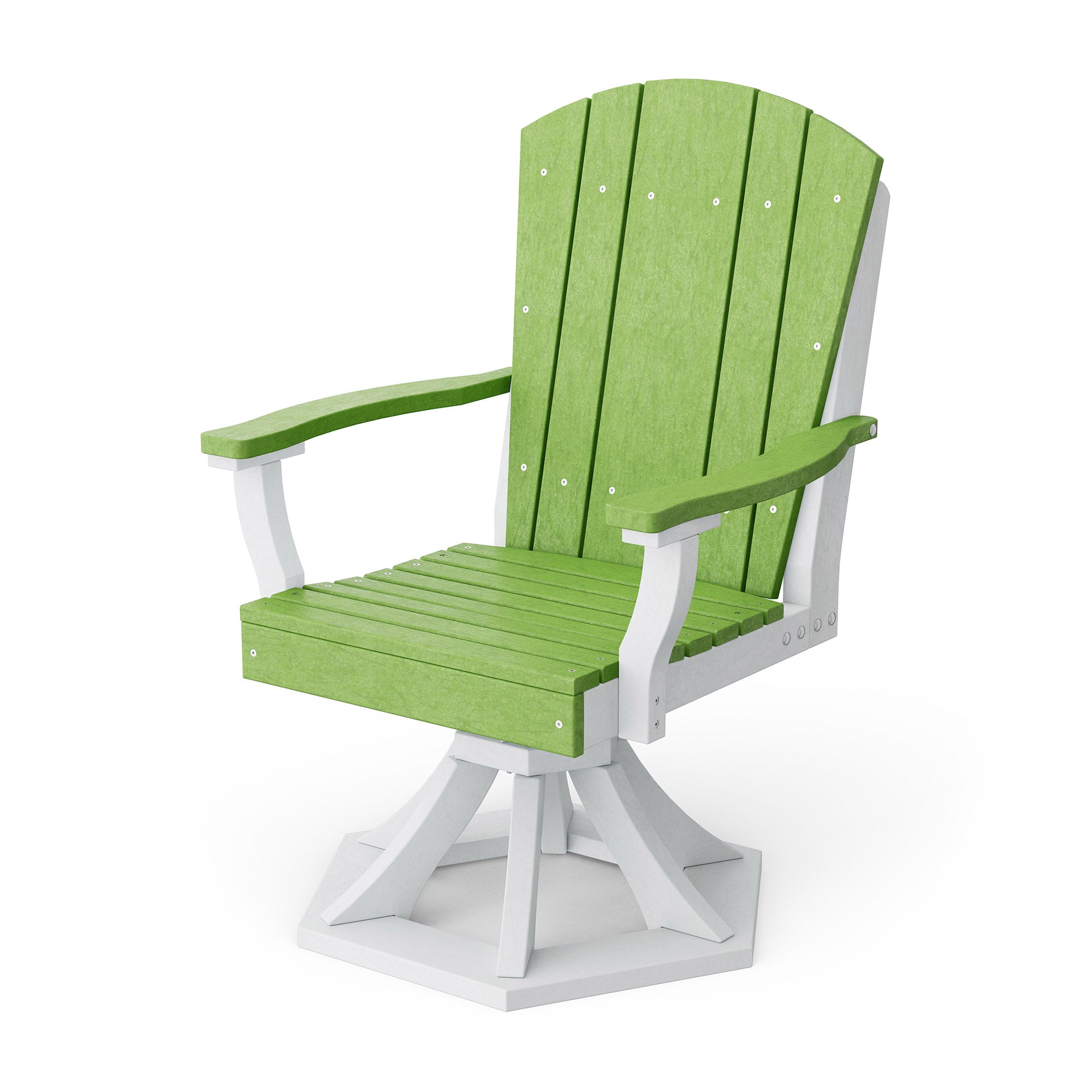 Heritage Swivel Dining Arm Chair - Solid Wood Upholstered Side Chair for Kitchen, Dining Room & Office - Comfortable & Stylish Seating Solution