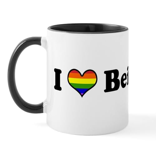 White/Black Inside - I Love Being Gay Mug