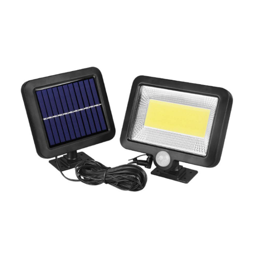 Uonlytech Solar Wall Lamp - 100 LED IP65 Waterproof COB Wall Sconce Light for Outdoor, Garden, Bedroom, Garage | Energy-Efficient Decorative Lighting for Patio, Pathway & Home Exterior