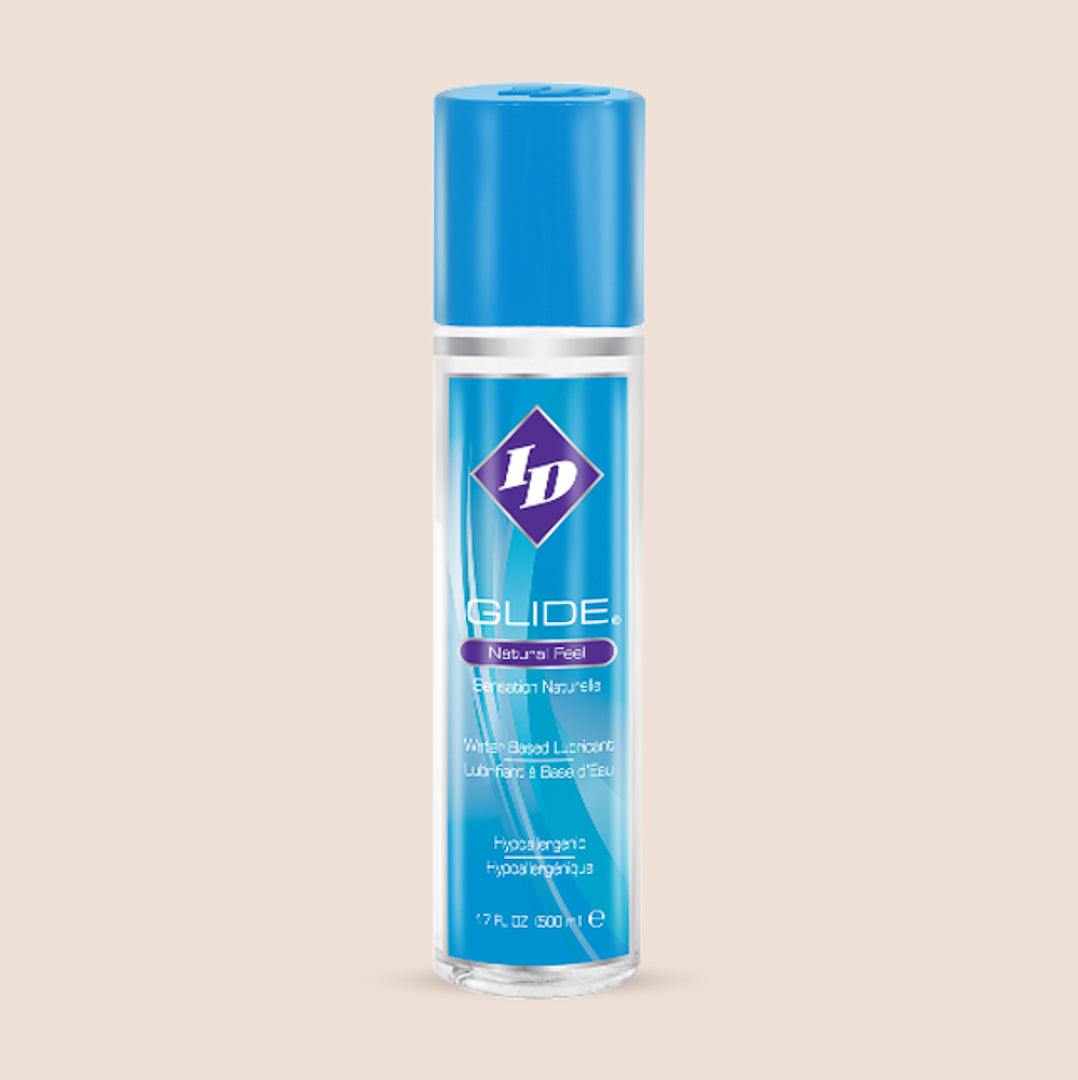 ID Glide Water-Based Personal Lubricant - Long-Lasting, Hypoallergenic & pH Balanced for Enhanced Intimacy & Comfort
