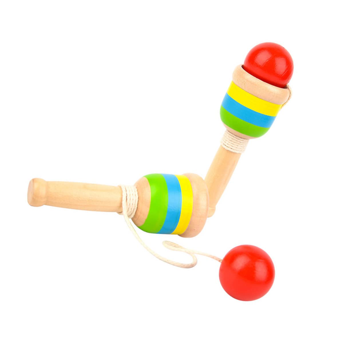 Alasum Kids Wooden Kendama Toy - Traditional Japanese Cup and Ball Game for Hand-Eye Coordination & Skill Development | Fun Educational Toy for Beginners & Children | Perfect for Indoor Play, Gifts & Motor Skills Training