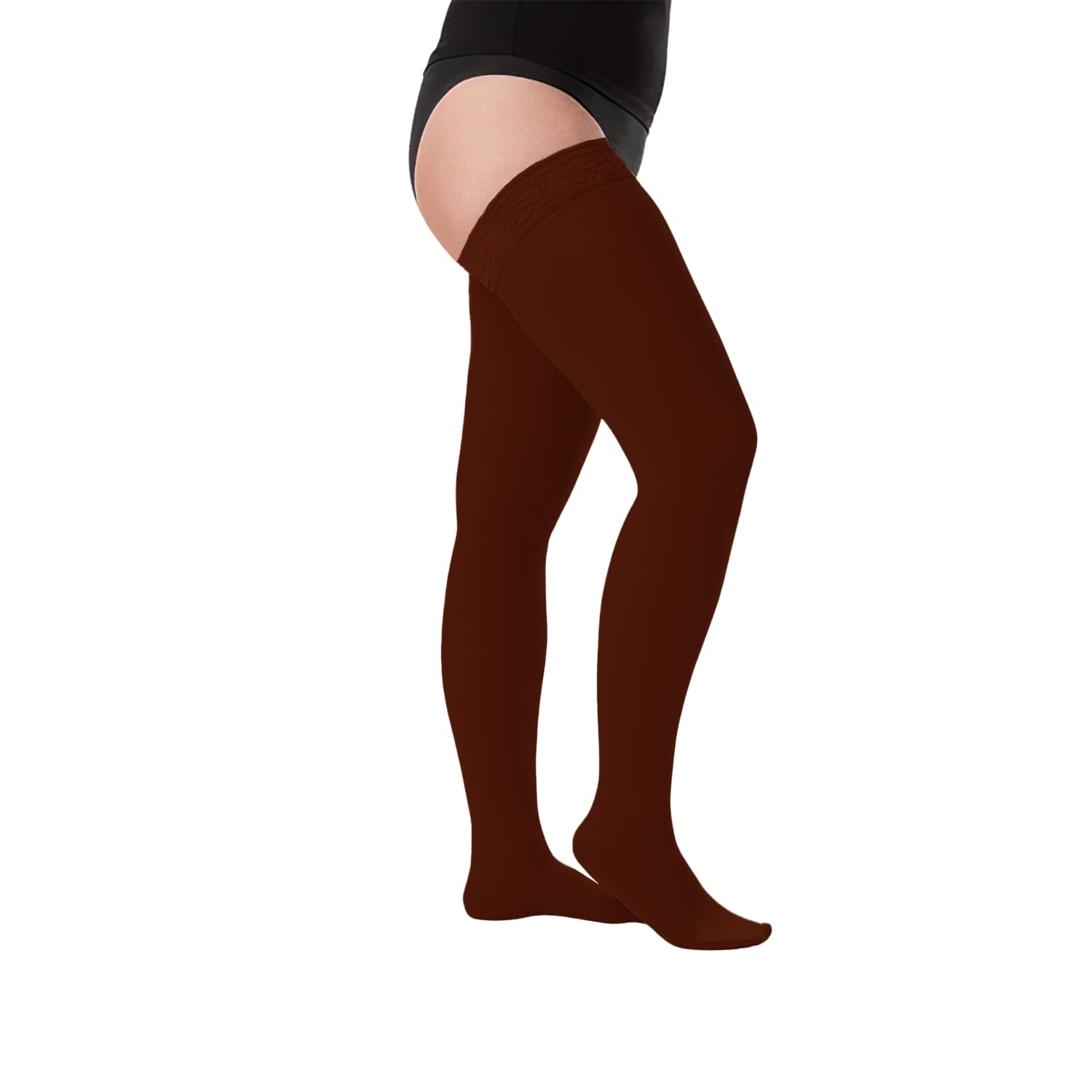 Juzo Soft 30-40 mmHg Thigh High Compression Stockings with Silicone Band - Closed Toe Medical Support Socks for Women & Men - Relief for Varicose Veins, Edema, Orthostatic Hypotension & Post-Surgery Recovery - Perfect for Travel, Work & Daily Comfort