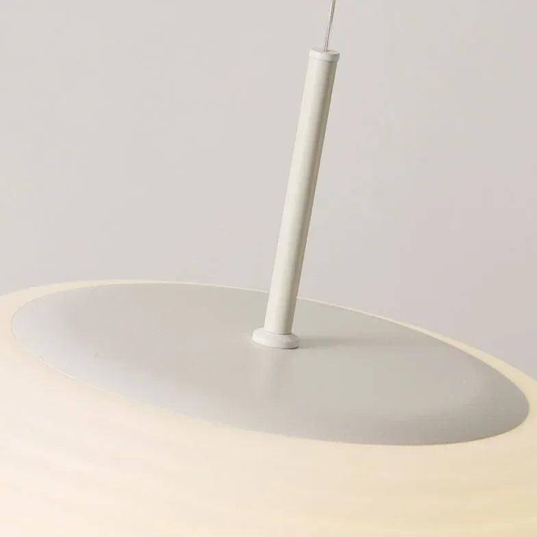 Modern White Round Pendant Light - Stylish Ceiling Lamp Shade for Living Room, Bedroom & Dining Room Decor