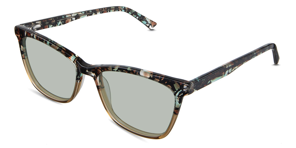 Paisley Print Women's Prescription Tinted Glasses - Stylish & UV Protection for Outdoor Activities, Driving, and Fashion Accessories