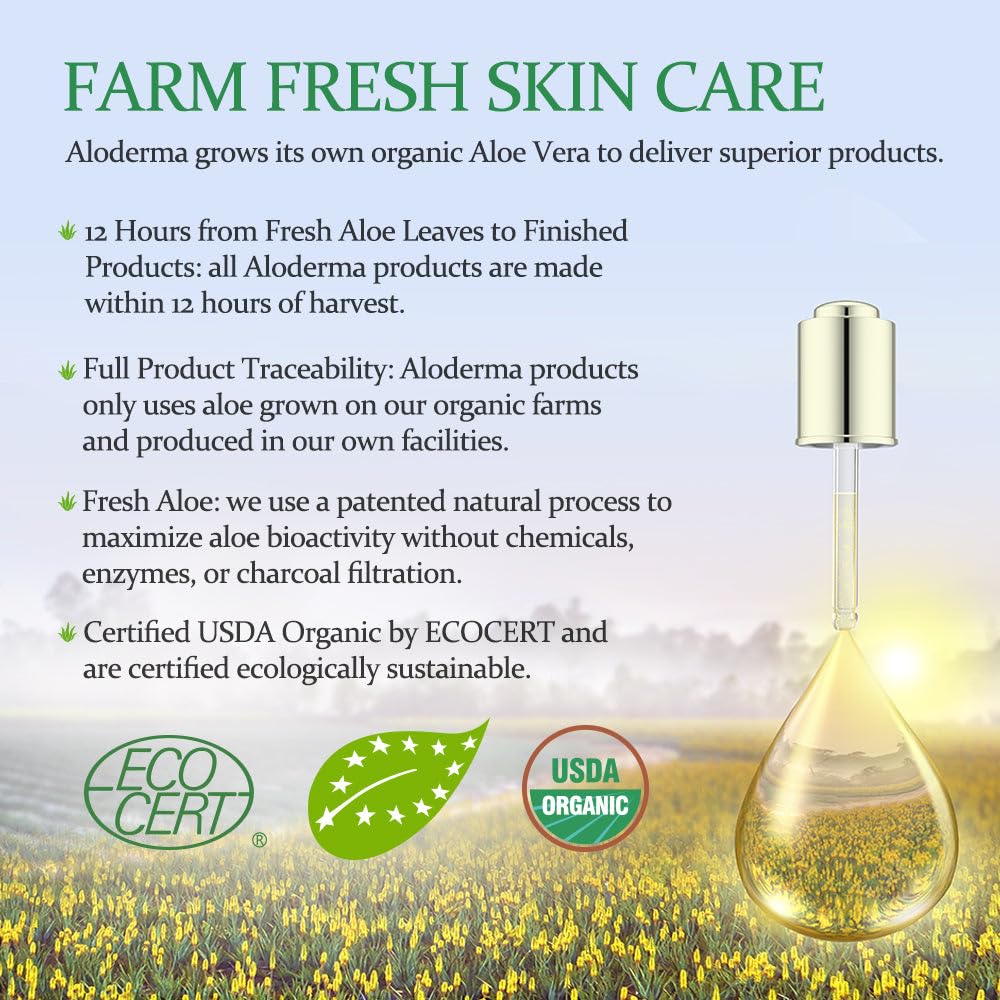 Aloderma Basic Aloe Firming & Nourishing 3-Piece Skincare Set - Firming Cleanser, Firming Cream & 200g Aloe Vera Gel for Hydration & Anti-Aging | Perfect for Dry, Sensitive Skin & Daily Skincare Routine