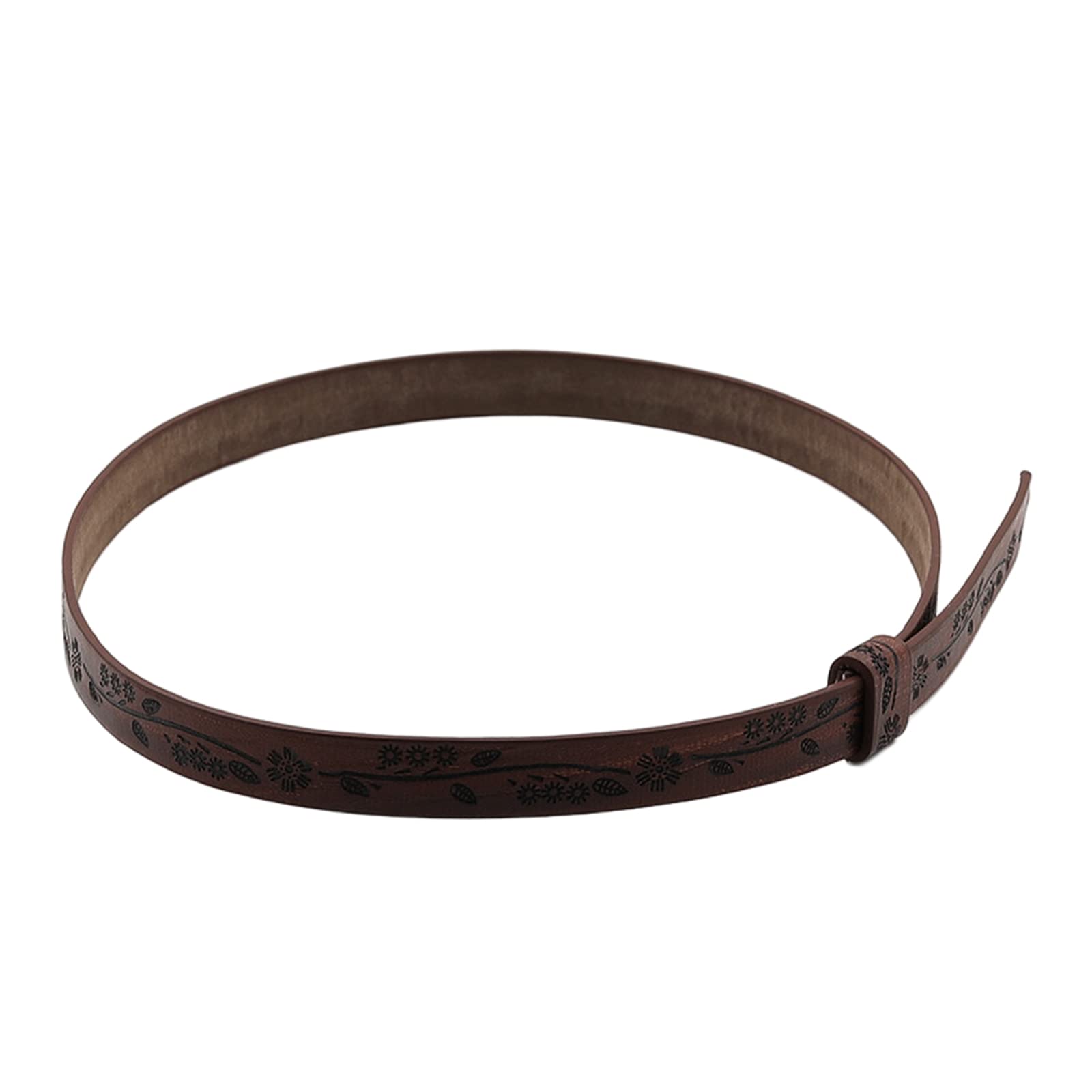 Western Hat Bands for Cowboy & Men - Genuine Leather Replacement Hat Belt & Adjustable Bands for Rodeo, Horse Riding & Country Style Fashion